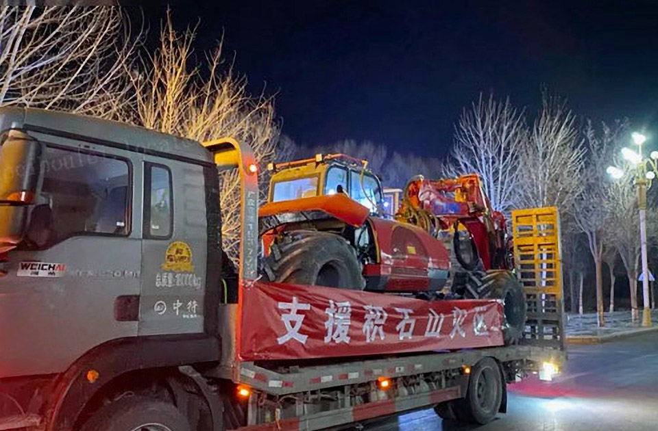 w66利来起劲为甘肃临夏州积石山县级地动做好抗震救援提供装备支持